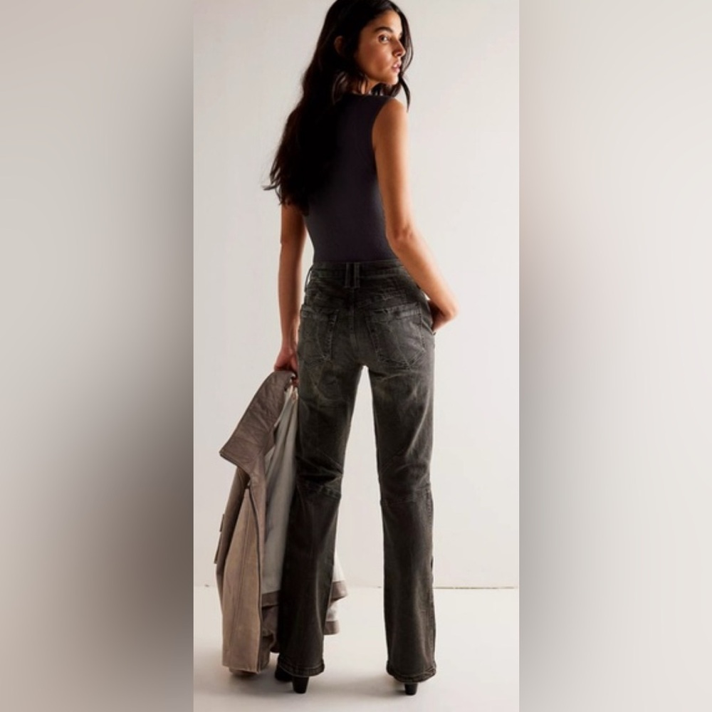 NWT Free People • We the Free • Vector Moto Jeans 30 - Picture 6 of 13